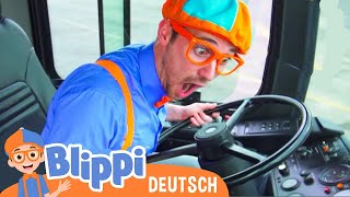 Blippi erkundet einen Bus | Blippi Deutsch - | Abenteuer und Videos für Kinder