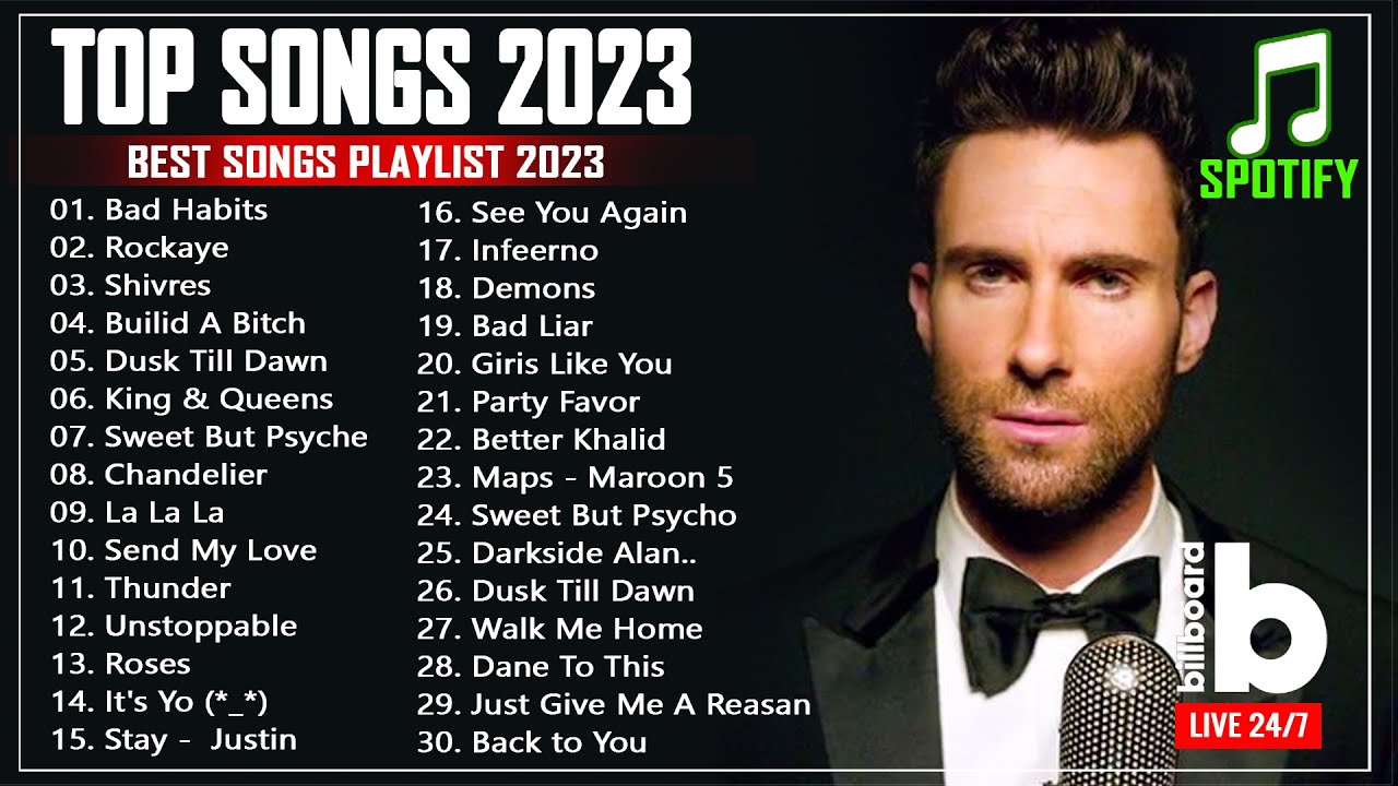 Top 50 English Songs Playlist 2023🥒 English Songs 2023🥒 Pop Hits 2023