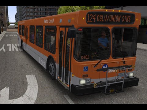 omsi flyer bus x1 liberty route map cng c40lf lacmta d40lf simulator demo chicago