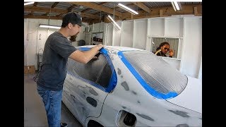 How To Mask off a Car Before Paint! Full Guide!