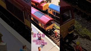 EWS CLASS 66 CRIMSON EXPRESS #hornby #tt120