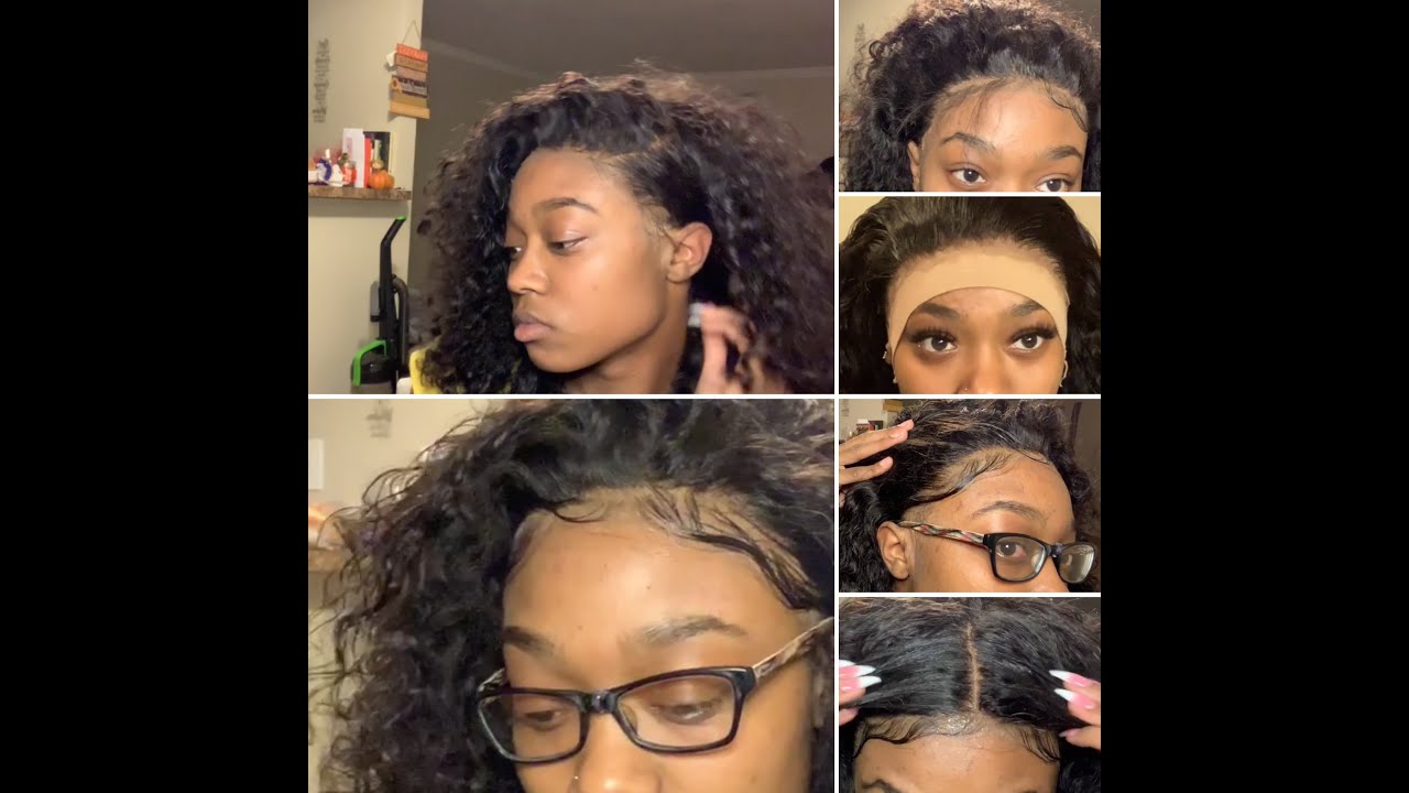 How to Melt & Install a Lace Frontal Wig start to finish FT |Her ...