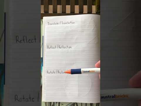 Translate, Reflect and Rotate