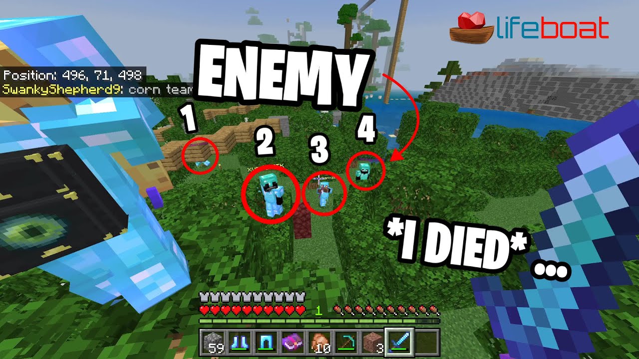 KILLING The WHOLE Server In LifeBoat Survival Mode - Minecraft SMP ...