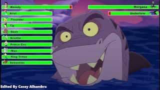 The Little Mermaid II: Return to the Sea (2000) Final Battle with healthbars 2/3