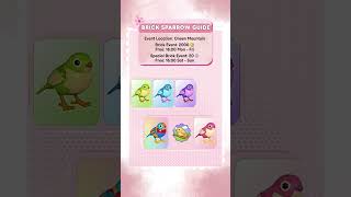 Heartopia Brick Sparrow Guide! 🧱 #cozygaming #heartopia #fypシ #Guide #mobilegame #cute #aesthetic