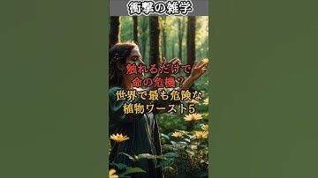 【衝撃の雑学】触れるだけで命の危機！？世界で最も危険な植物ワースト5　 #shorts #雑学 #オカルト #怖い話 #ミステリー #都市伝説 #怪現象 #衝撃の事実