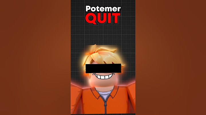 Roblox Potemer Is Finally Quitting