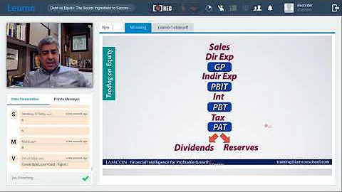 [Webinar] Debt vs. Equity Financing by Dr. Anil Lamba (2018)