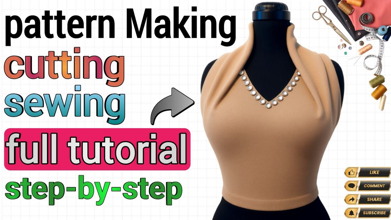 Pattern Making & Draping Tutorial | Complete Fashion Design Course ...