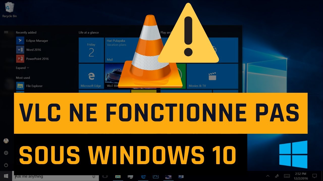 Update VLC Media Player ne fonctionne pas sous Windows 10