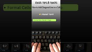 Excel Pro with 10 Years Experience Shares Easy Diagonal Line Hack