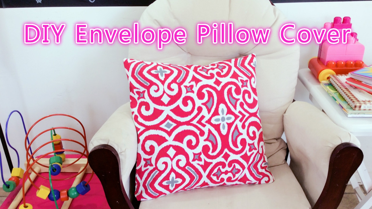 DIY Envelope Pillow Cover - YouTube