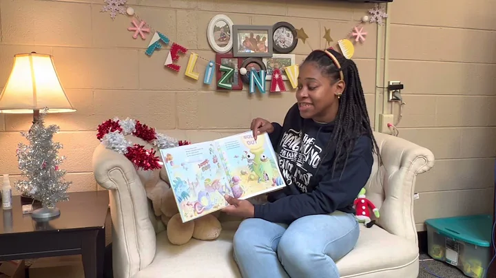 Mrs. Watkins (NES) reading The Not Very Merry Pout-Pout Fish, 2022 OOY Christmas Reading Competition