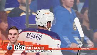 NHL 24 (Stanley Cup Playoffs Western Conf. Final) Oilers vs. Blues Game #6-Captain Connor Ties Game 