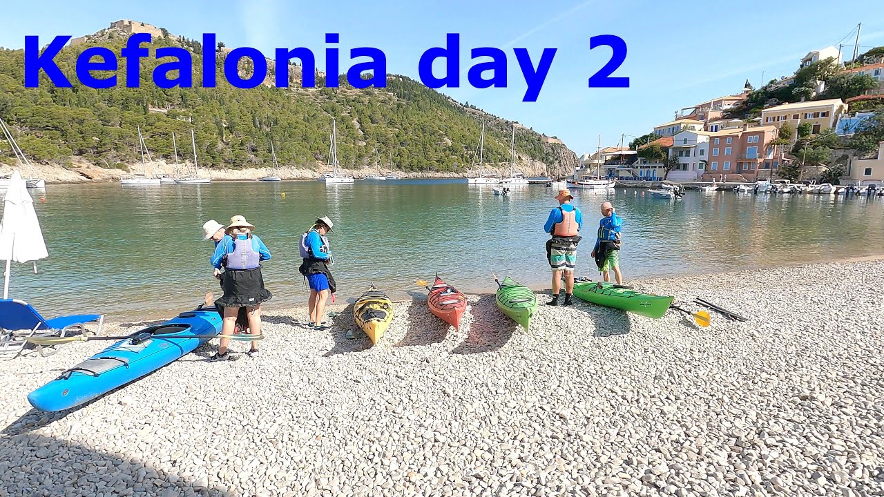 Kefalonia Sea kayaking, day 2 YouTube