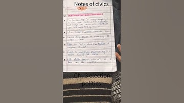 class 9 chapter 3 election politics of civics the main notes