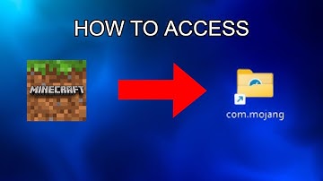 How to Access Your Minecraft Folder! [Minecraft Bedrock on Windows 10/11]