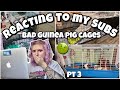 reacting to my subs BAD guinea pig cages | pt.3 |