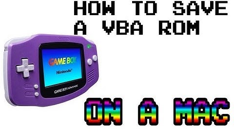 HOW TO SAVE A VBA GAME ON MAC