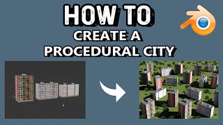 HOW TO CREATE A PROCEDURAL CITY | Blender | Geometry nodes