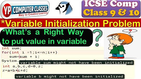 When we initialize variable in java | variable initialization | how to initialize variable in java