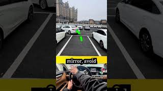 You can easily reverse into a parking space by just focusing on one reference point