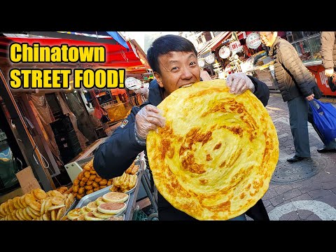 MASSIVE PANCAKE! Chinese STREET FOOD in Seoul CHINATOWN Tour | Strictly Dumpling