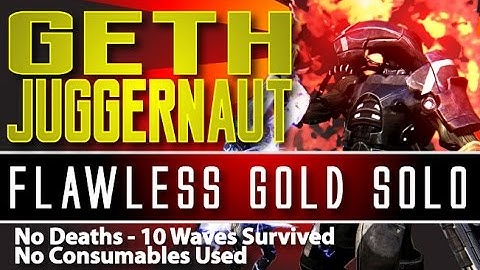 Are You Sure You Know This About The Geth Juggernaut Soldier in Mass Effect 3 Multiplayer