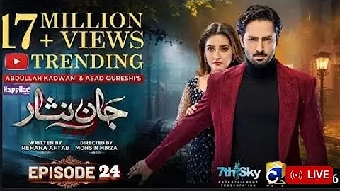 Jaan Nisar Episode 24 - [Eng Sub] - Danish Taimoor - Hiba Bukharin - Haroon Shahid - 28th June 2024