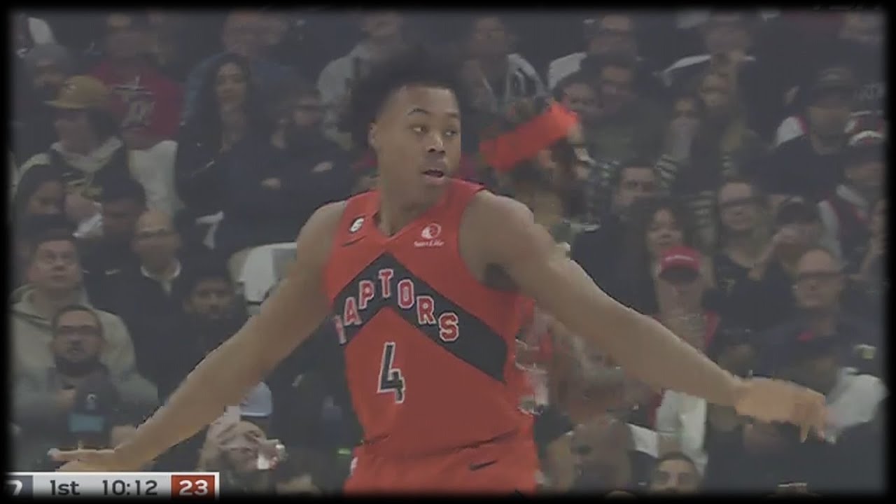 Scottie Barnes Smooth Step-Back Jumper - Raptors vs Cavs - YouTube
