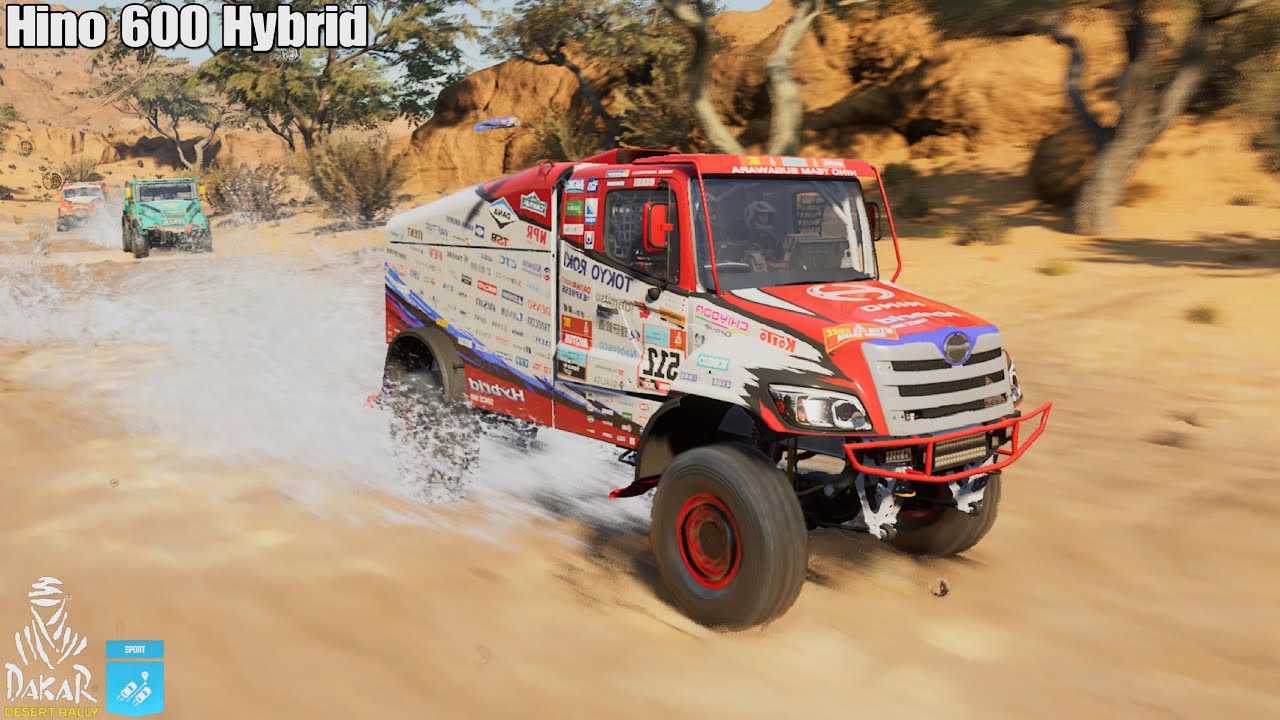 Dakar Desert Rally - Hino 600 Hybrid '22 Truck - Bishi & Wadi Ad