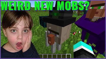 WEIRDEST MINECRAFT MOBS EVER! Creating Crazy New Mobs with the Necromancy Mod