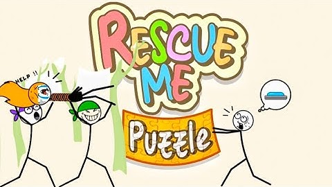 Rescue Me (WEEGOON) - All Levels 1-25 Gameplay Walkthrough | Funny Stickman Brain puzzle game |