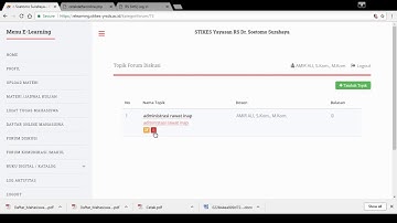 Video Tutorial E Learning Stikes Yayasan RS Dr Soetomo Part 3