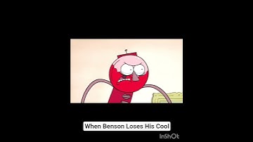 when benson loses his cool #regularshow #funnycartoons