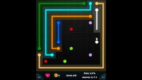 flow game facebook - 11 x 11 mania level 60 Connect the dots