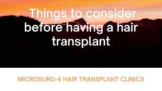 Precautions Before Hair Transplant,Success Rate,Cost Hair Transplant Microsurgclinics, Hyderabad