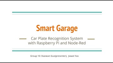 IoT project: Smart Garage- Car Plate Recognition System with Raspberry Pi and Node-Red