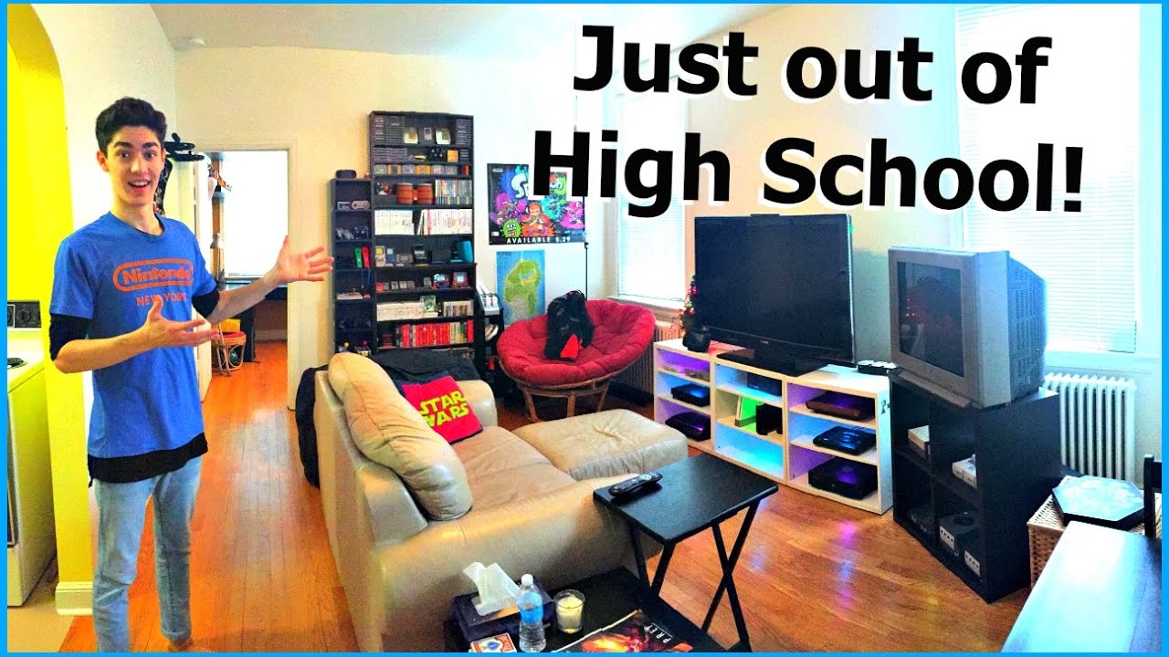 First Time On My Own Gaming Nintendo Apartment Tour 2017 You