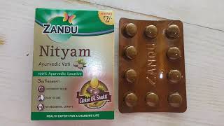 Zandu Nityam Tablet Benifit - Laxative Tablet - कब्ज के शिकायत में खास फायदेमंद।