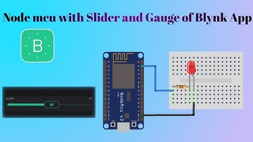 Led brightness control using Blynk App slider and guage with NodeMCU || IoT project #blynk #nodemcu