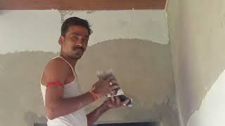 1st coat putty kaise lagane/ birla wall putty kaise Karen / apply putty on wall screenshot 2
