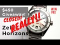 New Diver and $450 Giveaway! Zelos Horizon // Watch of the Week. Episode 40