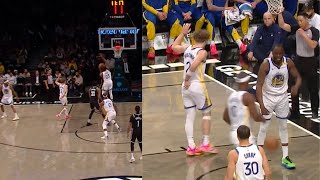 Brandin Podziemski grabs back after a NON-CONTACT play, suffers INJURY, exits just 44 secs in | NBA Update