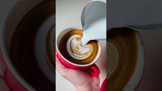 自學咖啡拉花練習-愛心/Practice Latte Art Heart