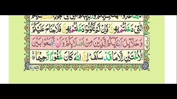04 Surah An-Nisa | Holy Quran 16 Line Tajweedi by Qari Muhsin Al-Qasim | سورة النساء | Taj Company