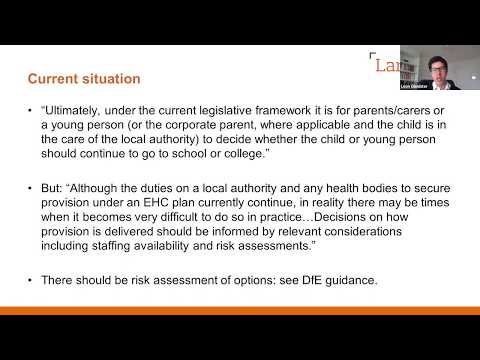 Special Educational Needs during the COVID-19 crisis - Webinar