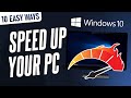 10 EASY Ways to Speed Up Your Windows 10 PC (2020)