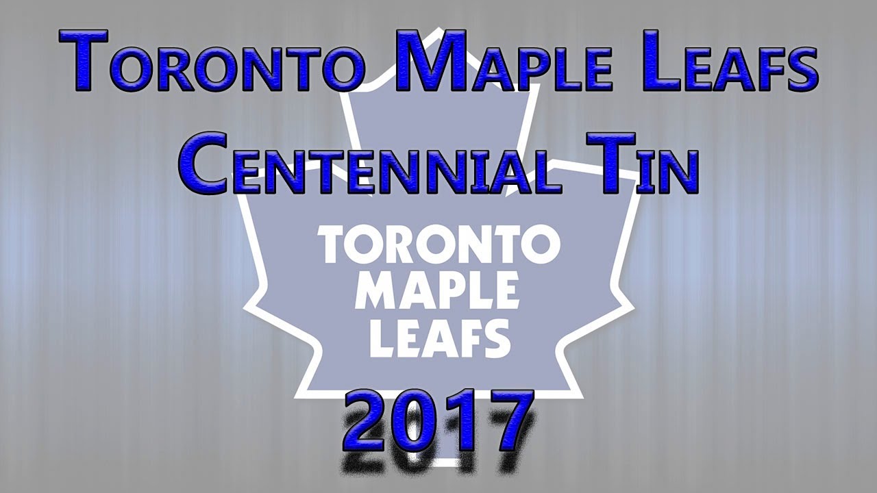 2017 Toronto Maple Leafs Centennial Tin